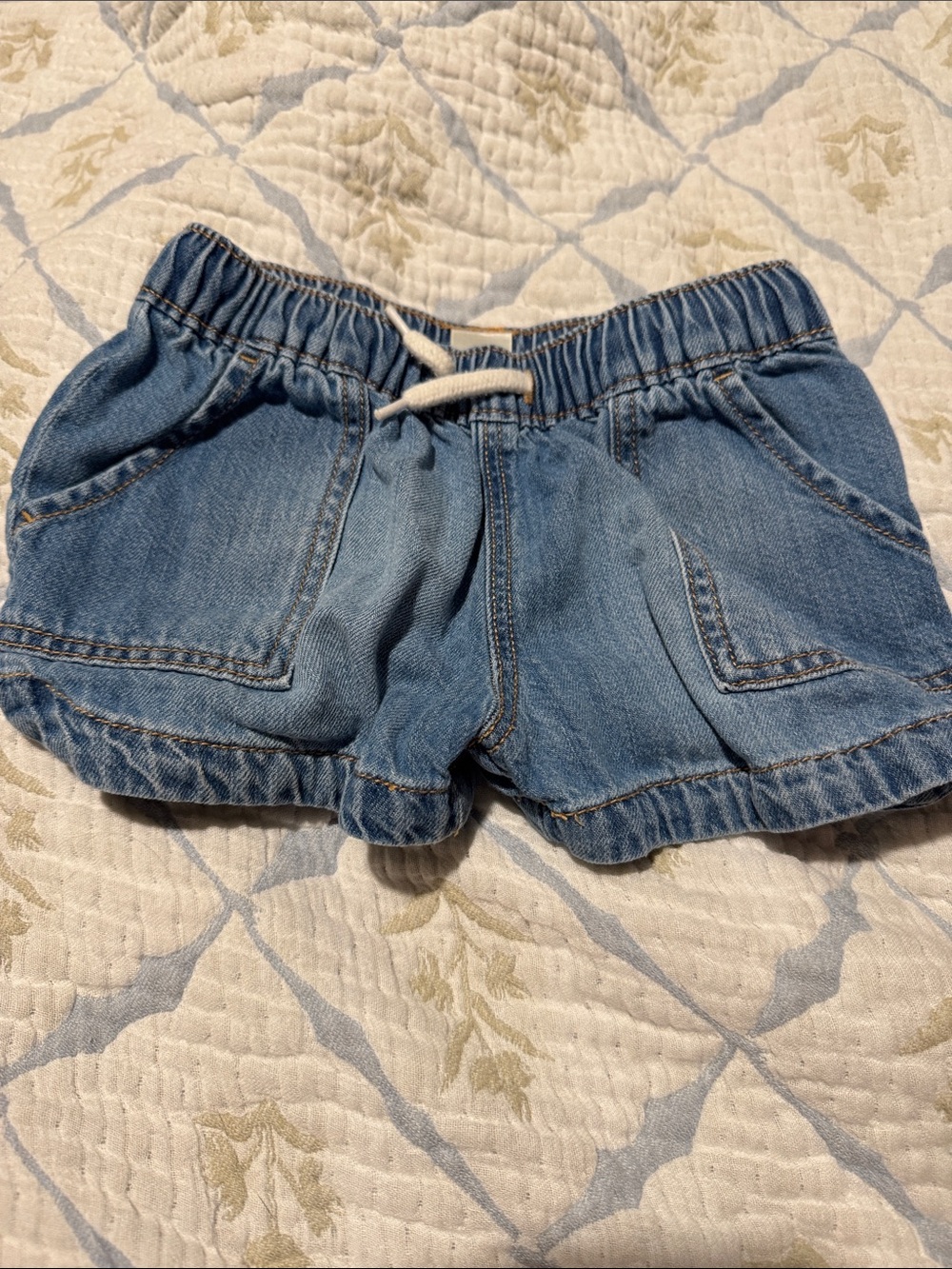OshKosh B'gosh Light Blue Denim Drawstring Shorts